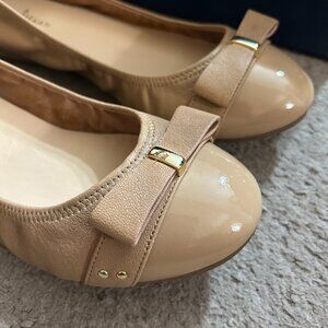 Cole Haan Air Monica Ballet Flats Sandstone Color USED SIZE 7 in box